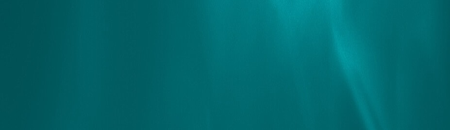 Teal satin fabric texture background.