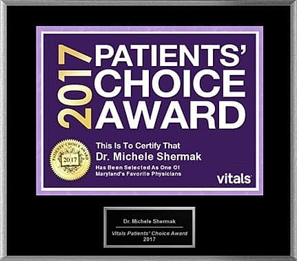 2017 Patients' Choice Award for Dr. Michele Shermak