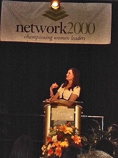 Speaker at women leaders' conference, Network 2000.