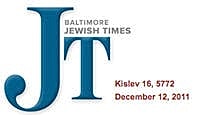 Baltimore Jewish Times logo and date.